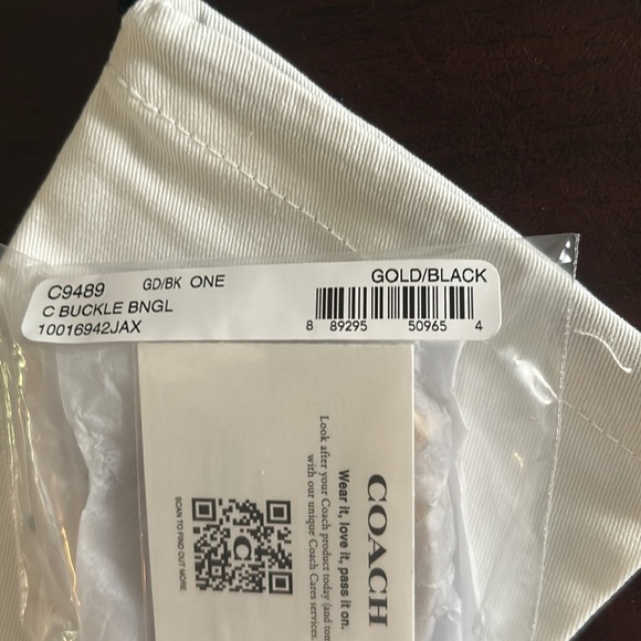 COACH hinged buckle bangle NWT - Picture 10 of 10